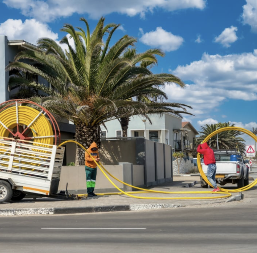 Construção de rede Subterrânea